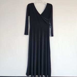 Chadwicks Classic Black Long Sleeve Dress